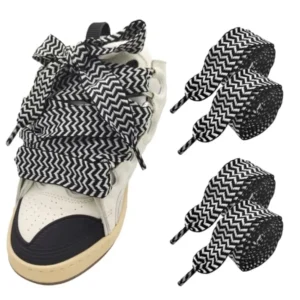 2 Ps Thick Shoe Laces for Lanvin Sneakers 3/32' 3cm Jumbo Chunky Fat Strings Replacement Laces