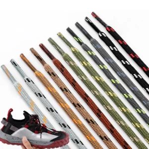 Sport Round Solid Shoelaces for Sneakers Outdoor Hiking Boots Shoe Lace Tooling Sports Shoelaces Flower Dots Shoelace Accesories