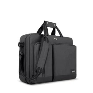 Duane Hybrid Briefcase Backpack, Gray, Laptop Tote