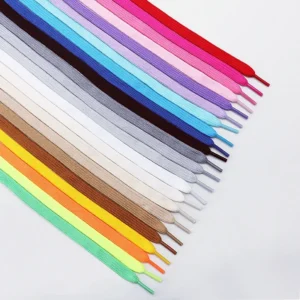2Pair/3Pair New Flat 8mm Classic Shoelaces for Sneakers Colored Shoe Laces Sport Shoes Boots Shoelace Accessories for Woman Man