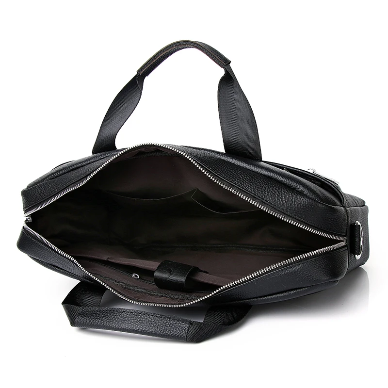 SCHLATUM Genuine Leather Briefcases Hard For Men Luxury Handbags Laptop Briefcase Bags 15.6 Inch Office Bussiness Computer Bag - Image 4