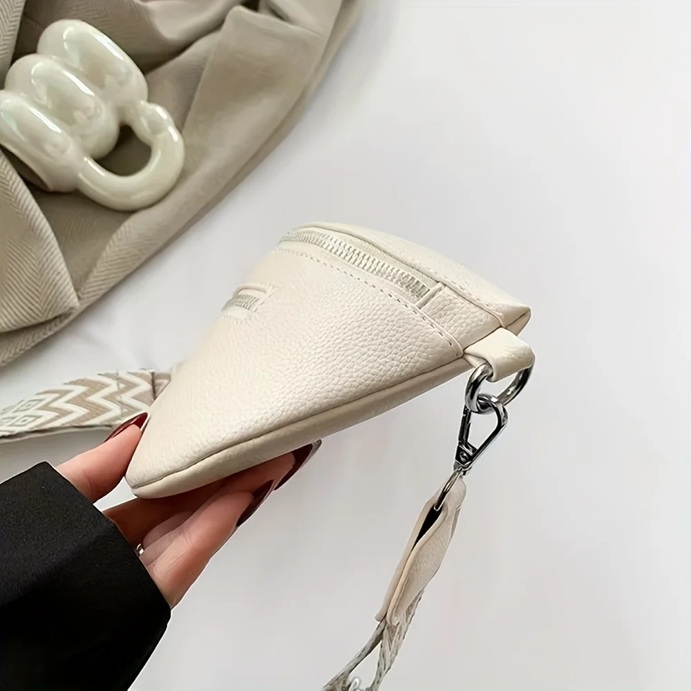 Soft Leather Women's Fashion Casual Fanny Pack Saddle Bag New Fashion Chest Bag Single Shoulder Crossbody Bag Travel Mobile Phone - Image 3